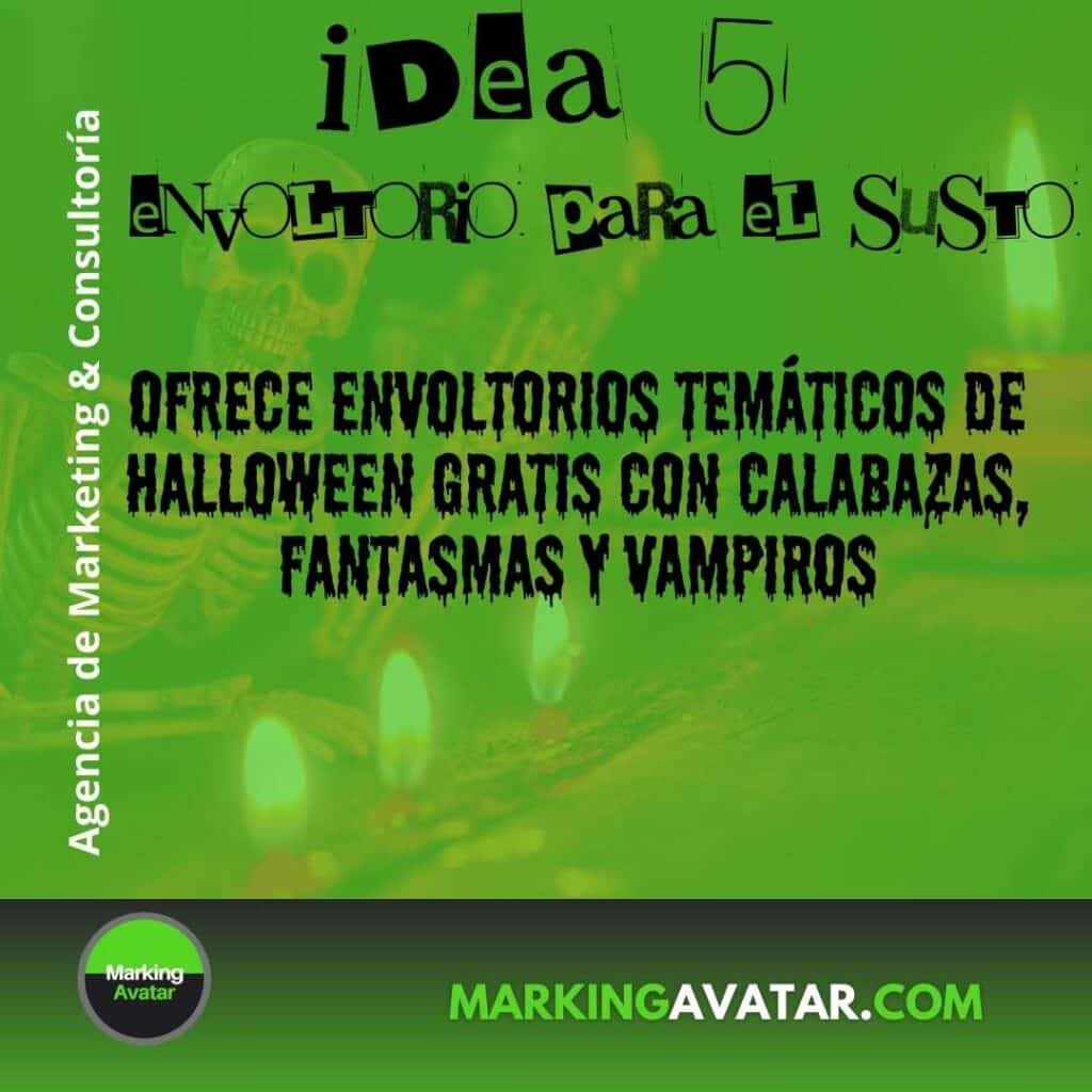 5 ideas halloween de la agencia de marketing MARKING AVATAR