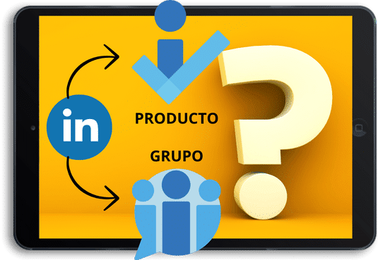La elección entre un grupo de LinkedIn y una página de producto depende de tu objetivo principal