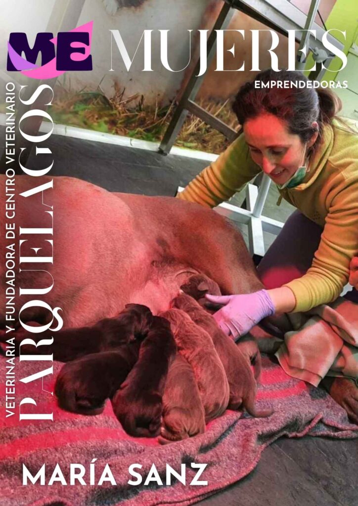 María, fundadora del Centro Veterinario Parquelagos, ha dedicado su carrera a la veterinaria y dentro de ella a su especialización en odontología