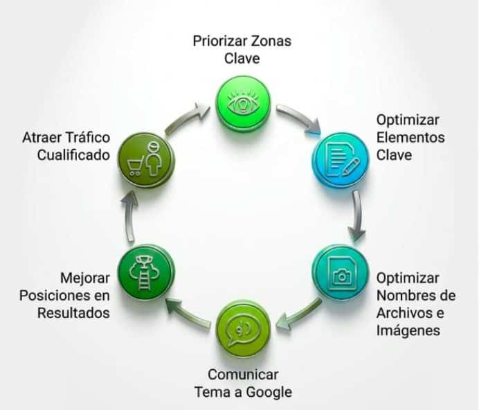 Priorizar zonas clave en SEO