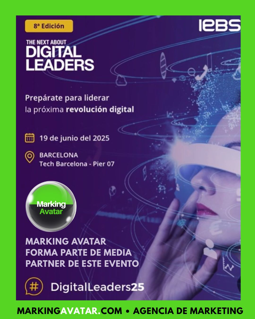 MARKING AVATAR FORMA PARTE DE MEDIA PARTNER DE digital leader